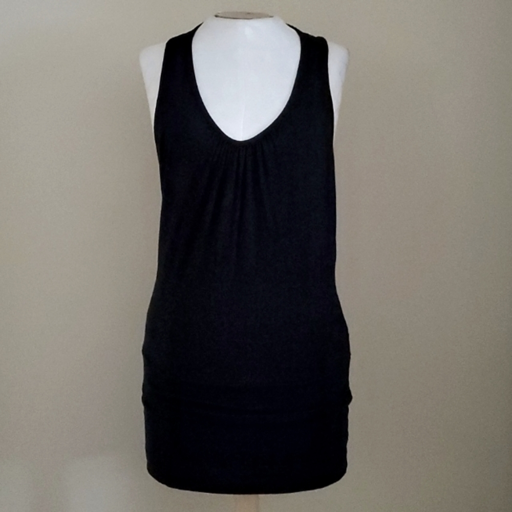 S & S Clothing Lace Racerback Black Mini Dress